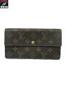 LV/ポルトモネ・クレディ 中期型/モノグラム/M61725/ルイヴィトン/長財布【中古】