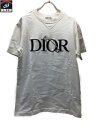 DIOR 20AW JUDY BLAME 安全ピン ロゴ 刺繍Tee XS ホワイト【中古】(4)