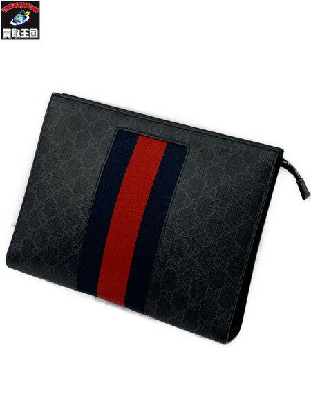 GUCCI GGスプリーム クラッチバッグ 475316 グッチ GG柄 セカンドバッグ【中古】[▼]