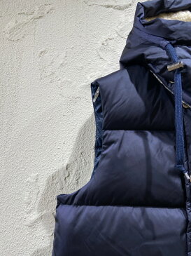 ORCIVAL/17AW/ナイロンタフタダウンベスト/1/ネイビー【中古】