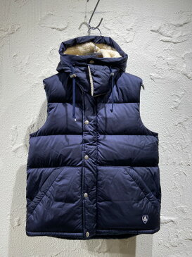 ORCIVAL/17AW/ナイロンタフタダウンベスト/1/ネイビー【中古】