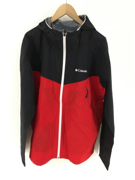 Columbia マウンテンパーカー 赤 黒(XXL)【中古】