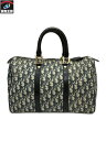 Christian Dior トロッター柄 ボストンバッグ ※変色あり。【中古】