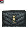 YSL 3つ折りコンパクトウォレット【中古】