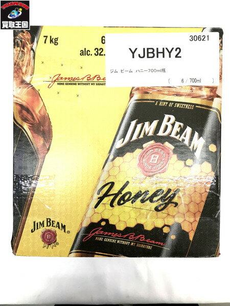 JIM BEAM ジムビーム ハニー バーボンウイスキー ウイスキー アメリカ合衆国 700ml 6本セット アルコール度数35％ 未開栓【中古】