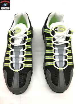 NIKE/ナイキ/NIKE AIR MAX 95/エアマックス95/NDSTRKT BLACK/NEON YELLOW-MEDIUM GREY/イエローグラデ/CZ3591-002/27.5【中古】