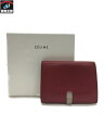 CELINE マルチファクション 財布 赤 【中古】