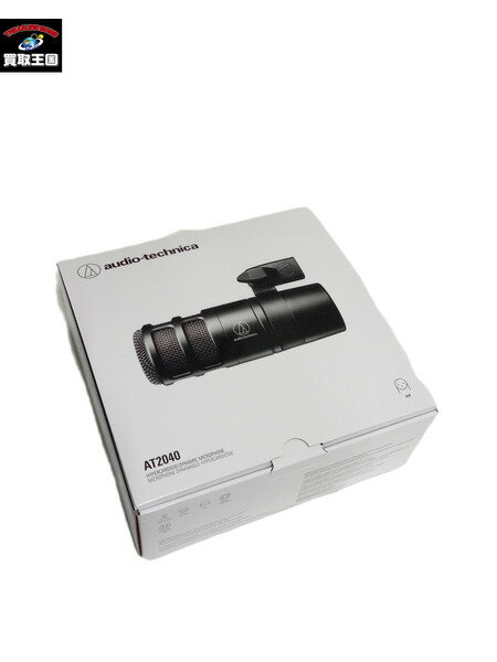 ※買取品のため【中古】扱いのお品になります。■商品名：audio technica ダイナミックマイクロホン AT2040■サイズ：約　24x24x9.5 （センチ）■本体 〔S未開封　A開封/未使用　B開封/状態良好　C開封/小ダメージや一部欠品　D開封/大ダメージや大きな欠品〕状態ランク:B備考：動作確認済み■箱 〔Sダメージなし　A軽いスレ程度　B角などに小ダメージ　C目立つダメージ　D形状を損なう大ダメージ〕状態ランク:A備考：−−■動作確認：〇■付属品・セット内容：説明書など。画像にてご確認下さい。◆◆◆◆◆◆◆◆◆◆◆◆◆◆◆◆◆◆◆◆◆◆◆◆◆◆◆◆◆◆◆◆◇3万円以上クレジット決済(初回)ご利用のお客様へご注文の段階で『ご本人様確認』のお電話連絡をさせていただく場合がございます。※確認が取れない場合、ご注文がキャンセルとなってしまう場合がございますことご了承下さい。◇ご購入時の注意中古品であることをご理解頂き、状態などをご確認ください。データ反映のタイムラグにより、在庫切れ（商品をご用意できない）となる場合がございます。※ご不明点は、取扱い店舗までお問合せください。