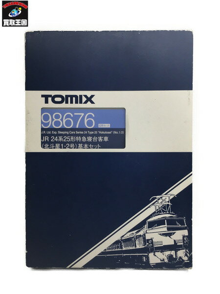 ●メーカー：TOMIX●商品名/車両名：24系25形 北斗星1・2号 基本セット●サイズ：Nゲージ●JANコード：4543736986768●商品状態：『中古』/『開封ずみ』　パッケージ状態：『ダメージあり』　塗装はげ、傷、破れがございます...