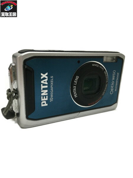 PENTAX OPTIO W60 OCEAN BLUE 動作未確認【中古】