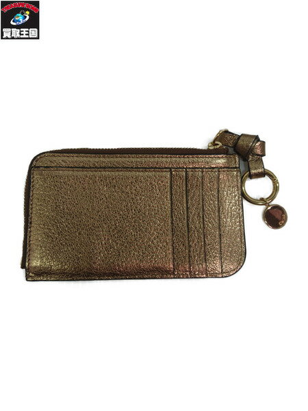 Chloe ALPHABET/メタリック/カード×コインケース/フラグメントケース/アルファベットシリーズ【中古】[▼]