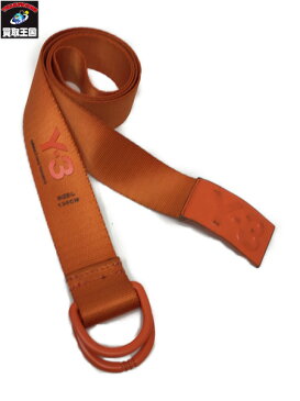 Y-3 LOGO BELT SizeL ORN ワイスリ− D-RING BELT Y3 adidas アディダス YOHJI YAMAMOTO ヨウジ ヤマモト ロゴリングベルト ロゴベルト【中古】
