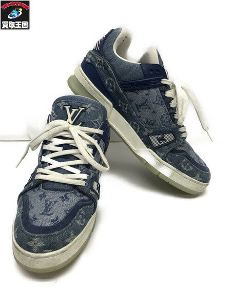 LV/モノグラムデニム/トレイナー/スニーカー/【中古】[▼]