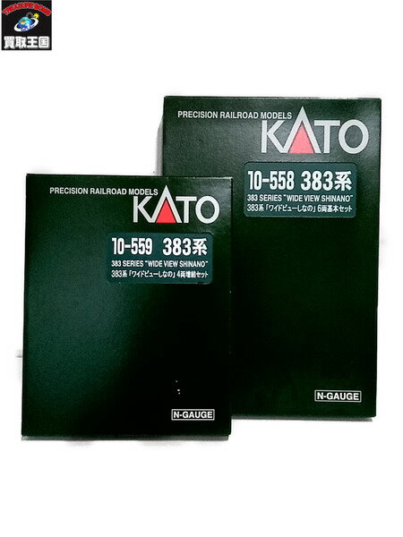 KATO 383系ワイドビューしなの6両基本+4両増結セット【中古】のサムネイル