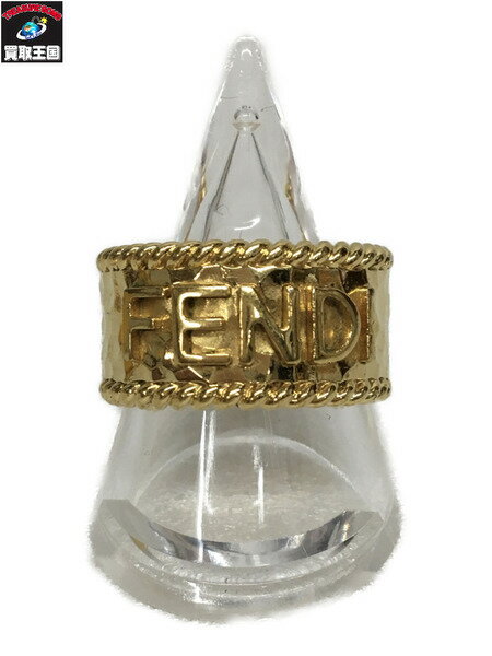 FENDI ROMA ルテニウムカラー リング 21号【中古】