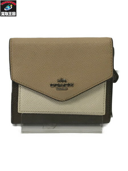 COACH 12123 スモールウォレットカラーブロック【中古】