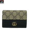 GUCCI GGマーモント カードケースウォレット【中古】