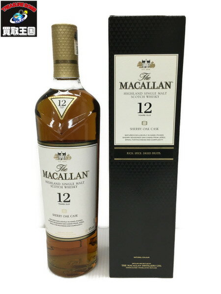 MACALLAN 12年 SHERRY OAK CASK700ml/40％【中古】[▼]