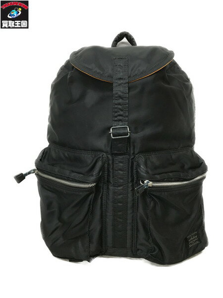 PORTER タンカー リュック BLK【中古】[▼]