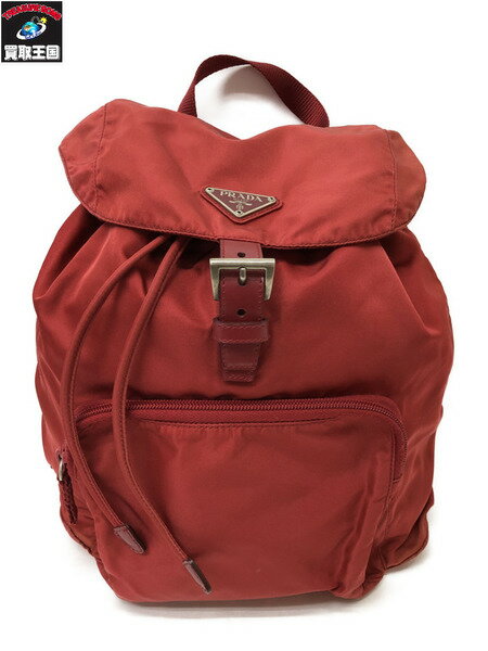 PRADA◇リュック/ナイロン/RED - リュックサック、デイパック PRADA◇リュック/ナイロン/RED - リュックサック、デイパック