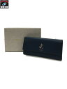 JIMMY CHOO 長財布 青 【中古】