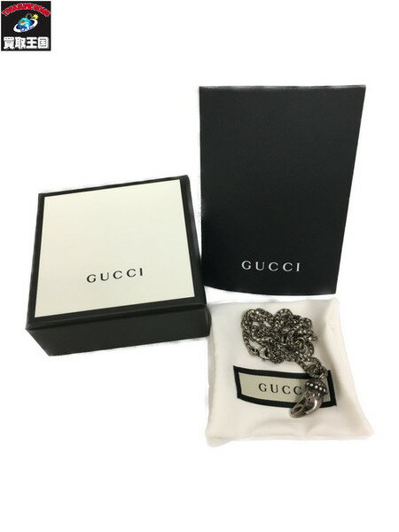 GUCCI ANGER FOREST イーグルヘッド シルバー925 ネックレス【中古】[▼]