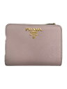 PRADA コンパクトウォレット ピンク【中古】