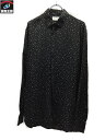 SAINT LAURENT ドットデザイン シルクシャツ 39 ブラック【中古】