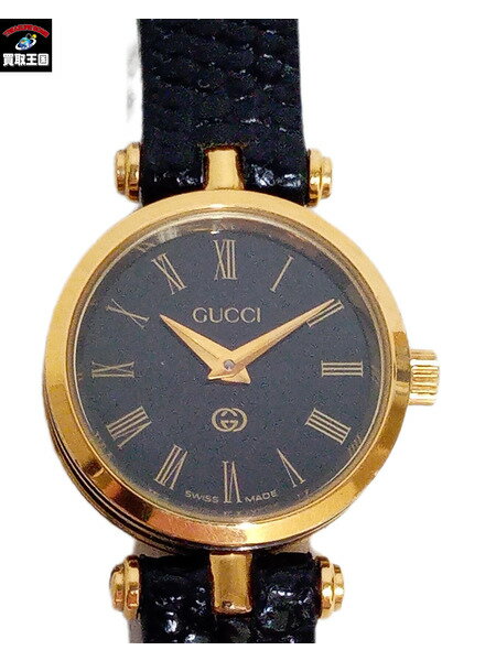 GUCCI/時計/レザーベルト【中古】