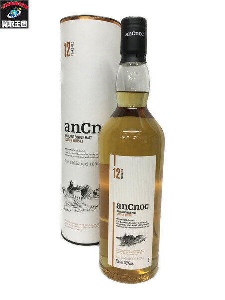 ancnoc アンノック 12年 シングルモルトウイスキー 700ml 40% 箱付き【中古】[▼]