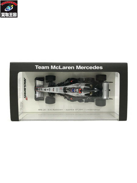 Spark 1/43 マクラーレン MP4-20 2005年日本GP 優勝 #9 キミ・ライコネン MP-20 Team Mclaren Mercedes ミニカー スケールカー【中古】