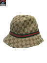 GUCCI/フェドラハット/ベージュ/グッチ/帽子【中古】