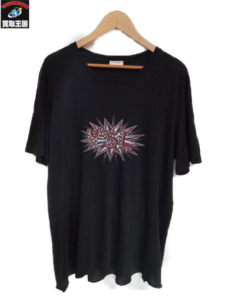 SAINT LAURENT PARIS 18SS TEE (L)【中古】