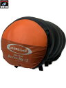 mont-bell スーパースパイラル バロウバッグ#1 オレンジ L/ZIP 1121218 モンベル 寝袋 シュラフ スリーピングバッグ マミー型 寝具 アウトドア キャンプ【中古】
