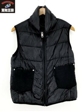 DIESEL ダウンベスト(-)黒【中古】