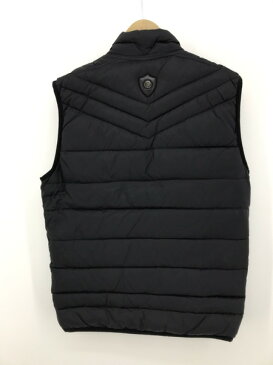 DIESEL ダウンベスト(L) ブラック×ブルー【中古】