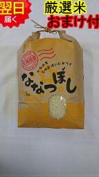 【令和5年産　新米】北海道　厳選　ななつぼし☆白米5kg送料無料※北海道、沖縄は発送見合わせております。