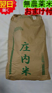 【令和元年産】山形県産無農薬ミルキークイーン★玄米30kg（もしくは精米無料）送料無料※北海道、沖縄、離島は発送見合わせております。