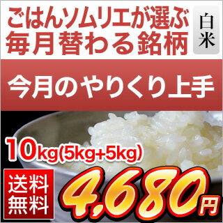 令和2年(2020年)　【1月のやりくり上手】福井県産　つきあかり（ 10kg ｜ 5kg×2袋 ）【 送料無料 ・ 令和2年産 / お米】【白米】【即日出荷】