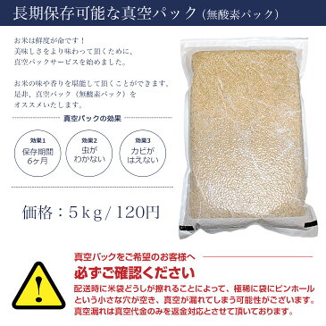 5kg用真空パック 5キロ 一袋 梱包 パッケージ ※梱包のオプションです。お米は商品に含まれません※