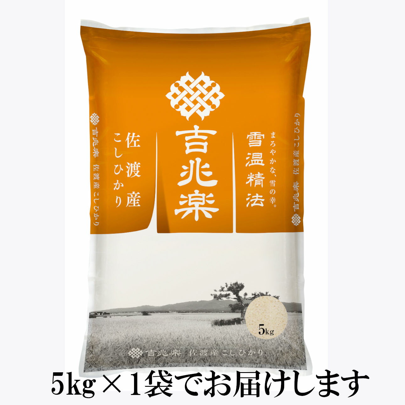 R7年産佐渡こしひかり5kgx1雪...