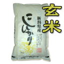 【令和2年産】【送料無料（一部地域を除く）】新潟県産コシヒカリ“玄米”　5kg袋　〔令和2年産〕　新潟米のスタンダード！新潟から産地直送でお届けします♪おまけ付！