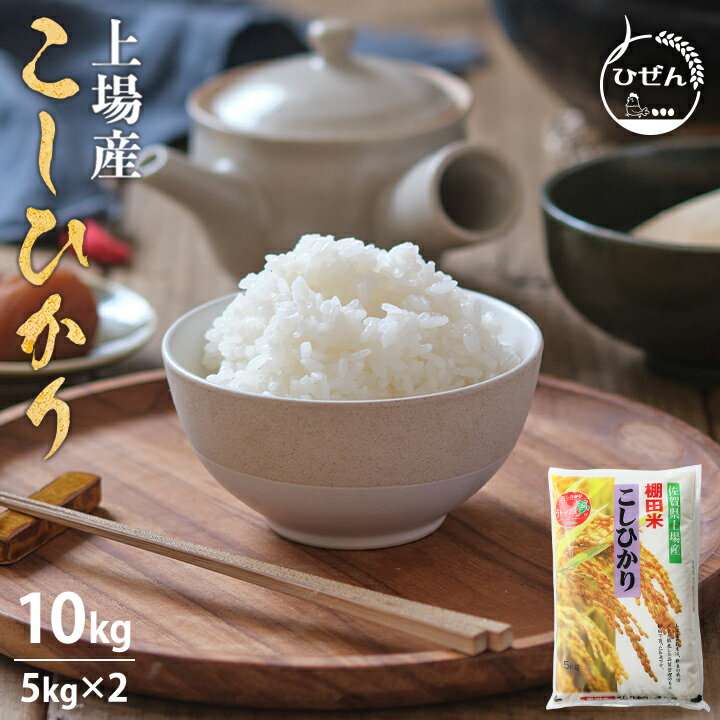 令和5年産 佐賀県産 上場コシヒカリ 10kg 白米 精米 