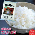 【楽ギフ_のし】【米10kg/おいしいお米】新潟産こしいぶき(5kg×2袋)