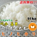 産地直送☆送料無料!!【24年産】山梨県中央産ヒノヒカリ【川合益男】10kg(5kg×2)