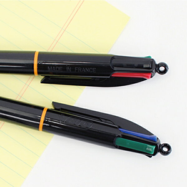 【100円クーポン配布中】BiC[ビック]4色ボールペン(PRO)[ノック式ボールペン 4色ボールペン 黒赤青緑 油性 ペン先1.0mm 定番 文具 ステーショナリー フランス]☆ okotico-10026266 CDC general store サンプル画像2