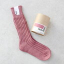 【ワンダフルデーポイント10倍】decka quality socks デカクォリティソックス CASED HEAVY WEIGHT PLAIN SOCKS フラミンゴ 靴下 ソックス リブソックス ローゲージ プレーン ミドル丈 シンプル 無地 厚手 レディース メンズ 女性用 男性用 日本製 ☆