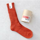 楽天CDC general store【マラソンP最大47倍】decka quality socks[デカクォリティソックス]CASED HEAVY WEIGHT PLAIN SOCKS オレンジ[靴下 ソックス リブソックス ローゲージ プレーン ミドル丈 シンプル 無地 厚手 レディース メンズ 女性用 男性用 日本製]☆