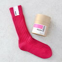 decka quality socks デカクォリティソックス CASED HEAVY WEIGHT PLAIN SOCKS ピンク 靴下 ソックス リブソックス ローゲージ プレーン ミドル丈 シンプル 無地 厚手 レディース メンズ 女性用 男性用 日本製 ☆