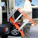 Louisville Ladder ルイビルラダー ファイバーステップ 2ft（60cm）オレンジ 脚立 はしご 踏み台 3段 高さ60cm 耐荷重135kg 折り畳み 軽量 オレンジ ガレージ ☆